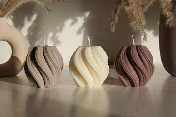 Swirl Serenity Candle